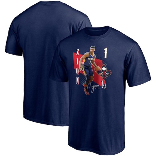 Zion Williamson New Orleans Pelicans Fanatics Branded Pick & Roll T-Shirt - Navy