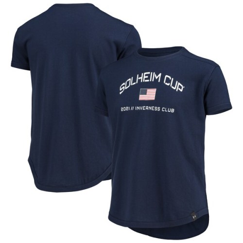2021 Solheim Cup Under Armour Girls Youth Team USA Performance T-Shirt - Navy