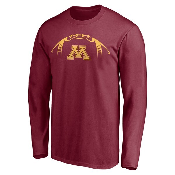 Minnesota Golden Gophers Fanatics Branded Playmaker Football Personalized Name & Number Long Sleeve T-Shirt - Maroon