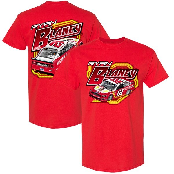Ryan Blaney Team Penske BODYARMOR Car 2-Spot T-Shirt - Red
