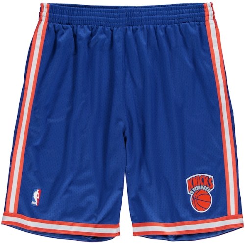 New York Knicks Mitchell & Ness Big & Tall Hardwood Classics Swingman Shorts - Blue