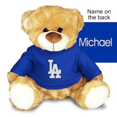 Los Angeles Dodgers 10'' Team Personalized Plush Bear