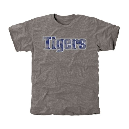 Memphis Tigers Classic Wordmark Tri-Blend T-Shirt - Gray