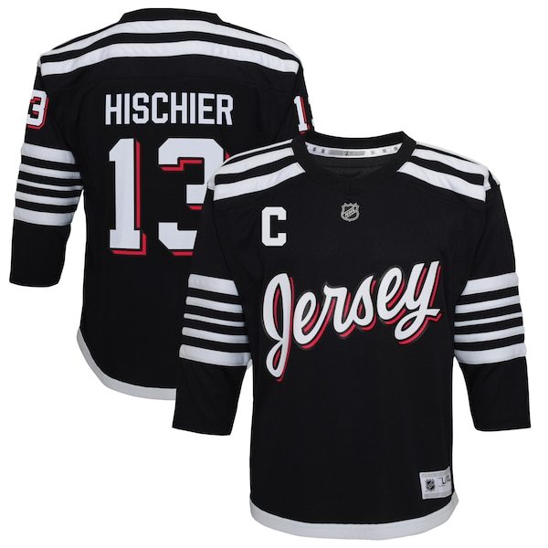 Nico Hischier New Jersey Devils 2021/22 Alternate Replica Player Jersey - Black