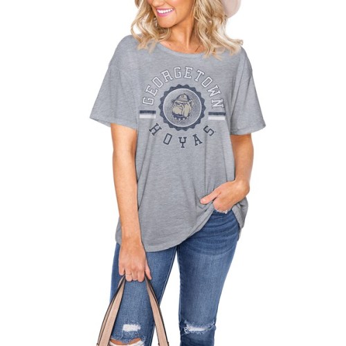 Georgetown Hoyas Women's Fan Zone Easy T-Shirt - Gray