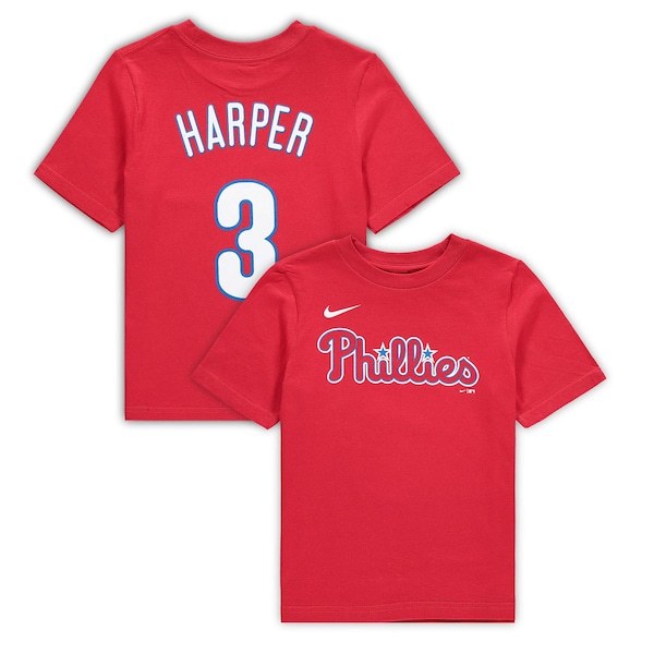 Bryce Harper Philadelphia Phillies Nike Preschool Player Name & Number T-Shirt - Red