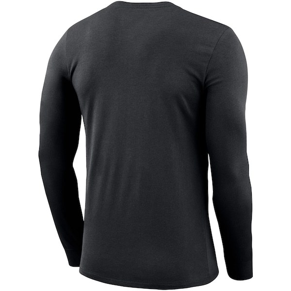 Stanford Cardinal Nike Logo Stack Legend Performance Long Sleeve T-Shirt - Black