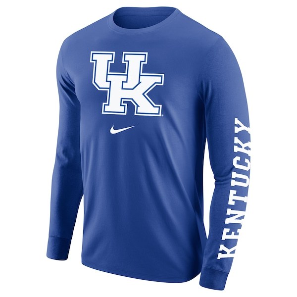 Kentucky Wildcats Nike Team Lockup 2-Hit Long Sleeve T-Shirt - Royal
