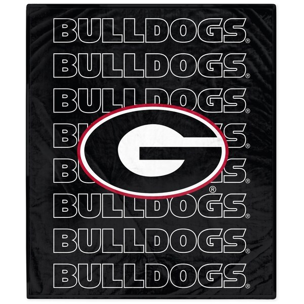 Georgia Bulldogs 60'' x 70'' Echo Plush Blanket