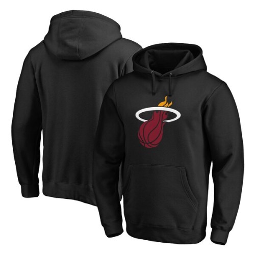 Miami Heat Fanatics Branded Primary Team Logo Pullover Hoodie - Black