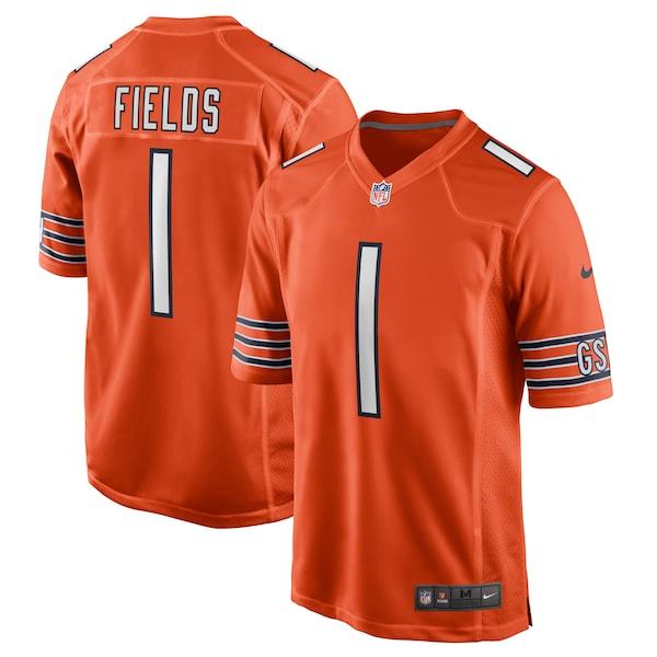 Justin Fields Chicago Bears Nike 2021 NFL Draft First Round Pick Alternate Game Jersey - Orange