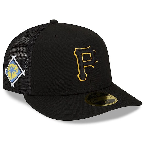 Pittsburgh Pirates New Era 2022 Spring Training Low Profile 59FIFTY Fitted Hat - Black
