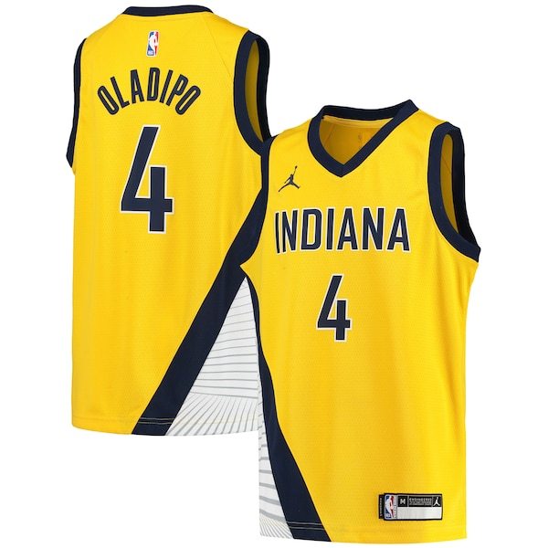 Victor Oladipo Indiana Pacers Jordan Brand Youth 2020/21 Swingman Jersey - Statement Edition - Gold