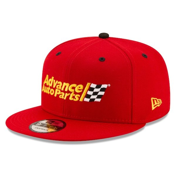 Ryan Blaney New Era Advance Auto Parts Sponsor 9FIFTY Snapback Adjustable Hat - Red