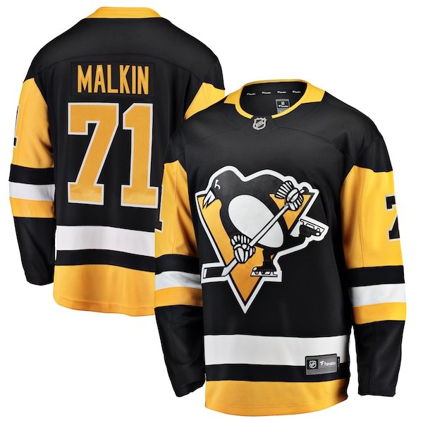 Evgeni Malkin Pittsburgh Penguins Fanatics Branded Breakaway Player Jersey - Black