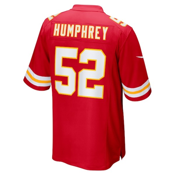 Creed Humphrey Kansas City Chiefs Nike Game Jersey - Red
