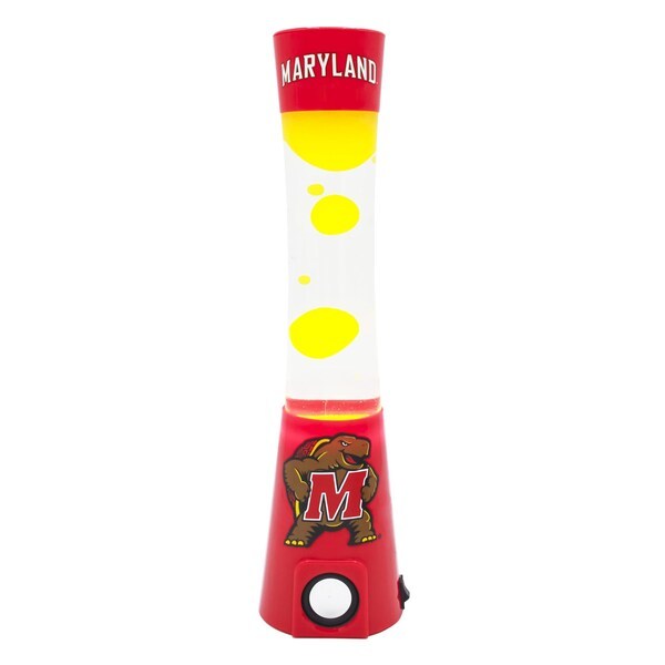Maryland Terrapins Magma Lamp with Bluetooth Speaker