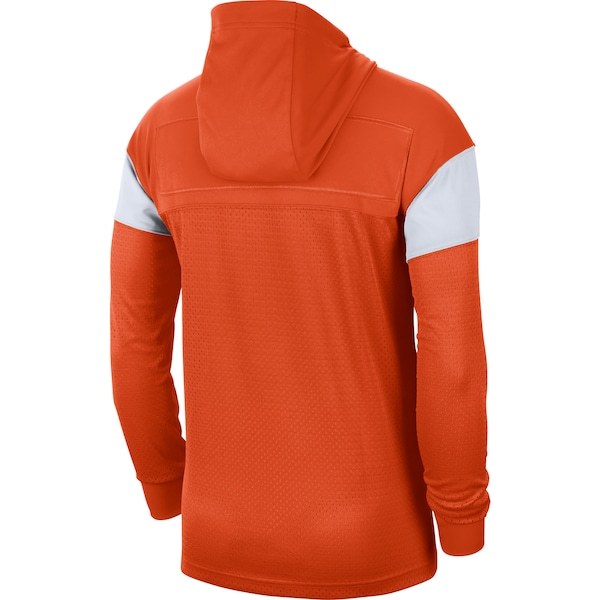 Clemson Tigers Nike Sideline Jersey Pullover Hoodie - Orange