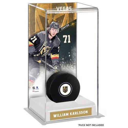 William Karlsson Vegas Golden Knights Fanatics Authentic Deluxe Tall Hockey Puck Case