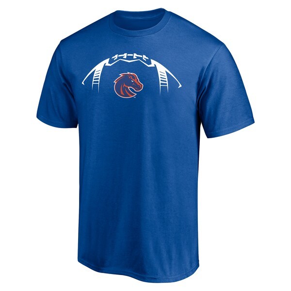 Boise State Broncos Fanatics Branded Playmaker Football Personalized Name & Number T-Shirt - Royal