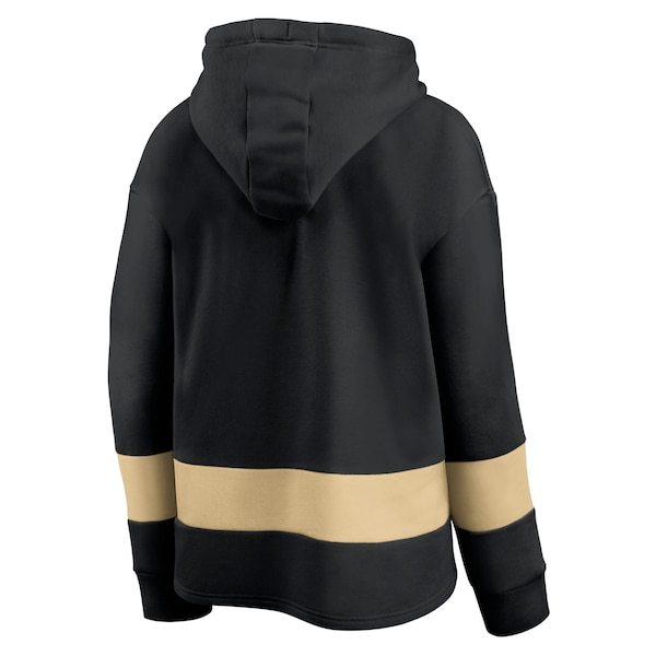 Vegas Golden Knights Fanatics Branded Women's Colors of Pride Colorblock Pullover Hoodie - Black/Gold