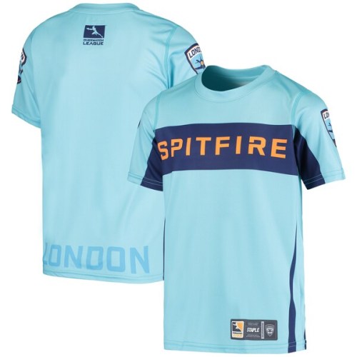 London Spitfire Youth Sublimated Replica Jersey T-Shirt - Light Blue