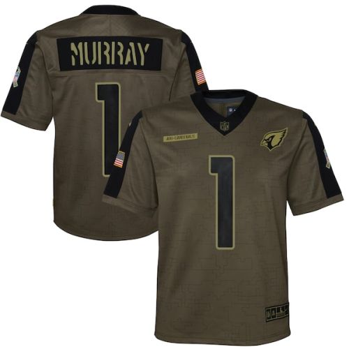 Kyler Murray Arizona Cardinals Nike Youth 2021 Salute To Service Game Jersey - Olive