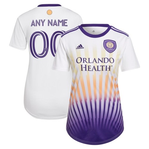 Orlando City SC adidas Women's 2022 The Sunshine Kit Replica Custom Jersey - White