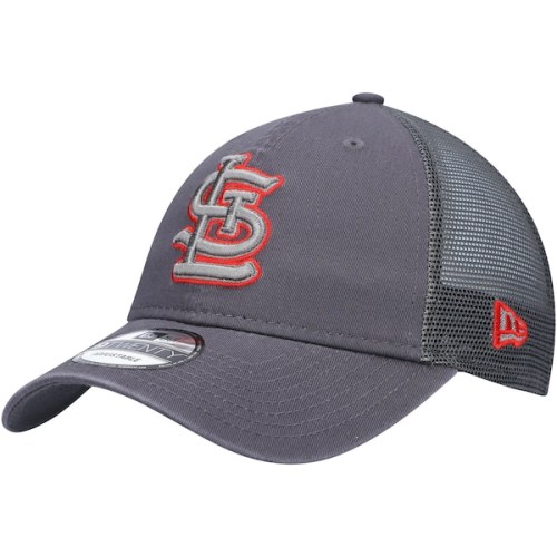St. Louis Cardinals New Era Velocity Trucker 9TWENTY Snapback Hat - Graphite