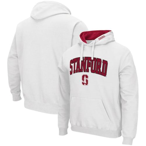 Stanford Cardinal Colosseum Arch & Logo 3.0 Pullover Hoodie - White