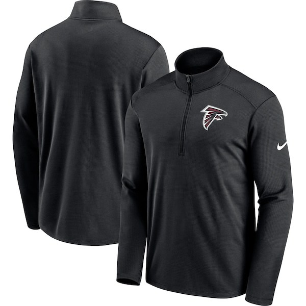 Atlanta Falcons Nike Pacer Performance Quarter-Zip Jacket - Black
