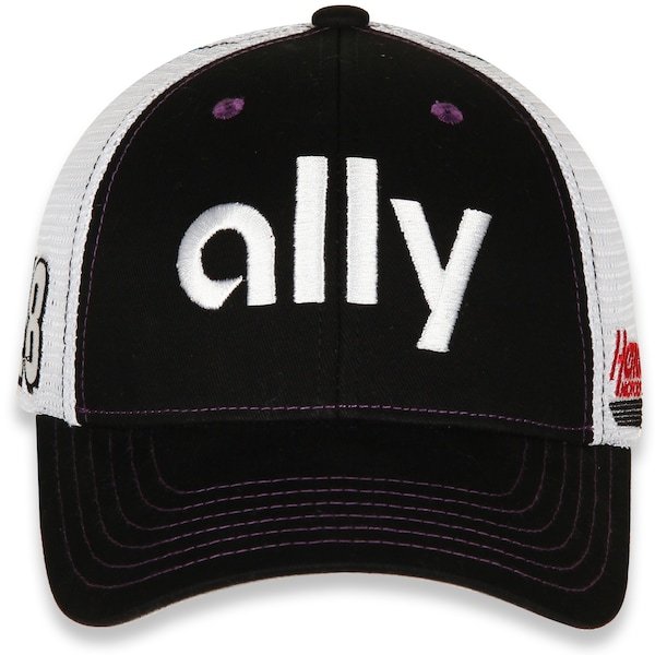Alex Bowman Hendrick Motorsports Team Collection Ally Sponsor Adjustable Trucker Hat - Black/White