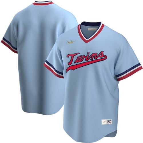 Minnesota Twins Nike Road Cooperstown Collection Team Jersey - Light Blue