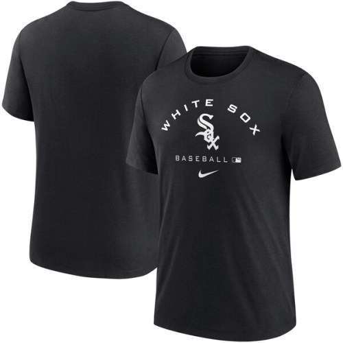 Chicago White Sox Nike Authentic Collection Tri-Blend Performance T-Shirt - Black