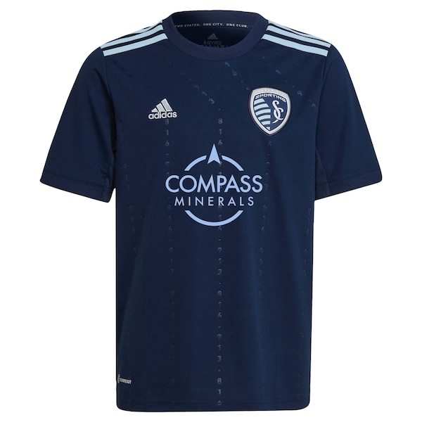 Johnny Russell Sporting Kansas City adidas Youth 2022 State Line 3.0 Replica Player Jersey - Blue