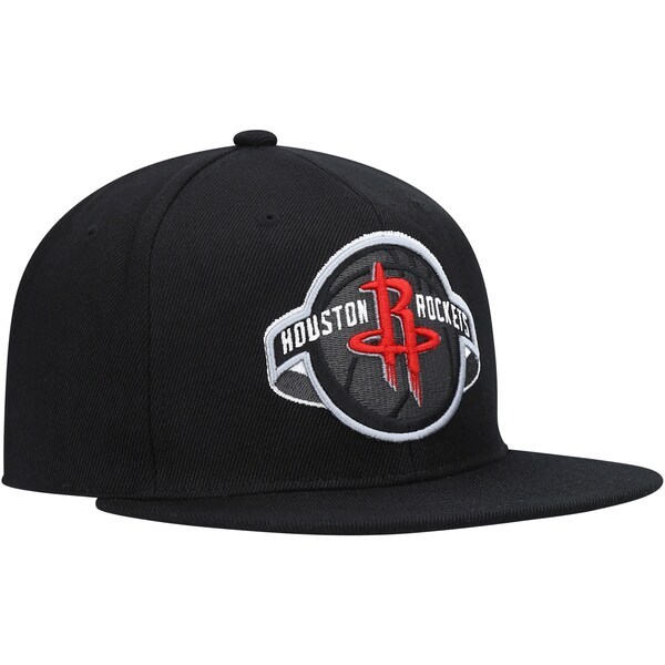 Houston Rockets Mitchell & Ness Core Basic Snapback Hat - Black