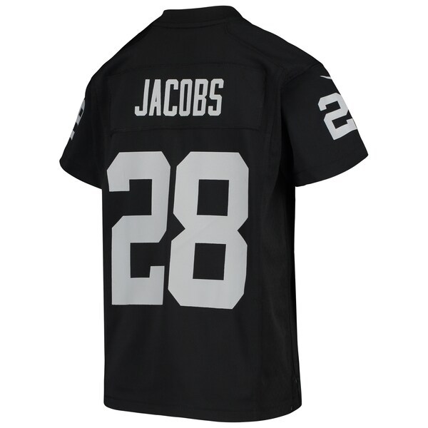 Josh Jacobs Las Vegas Raiders Nike Youth Game Jersey - Black