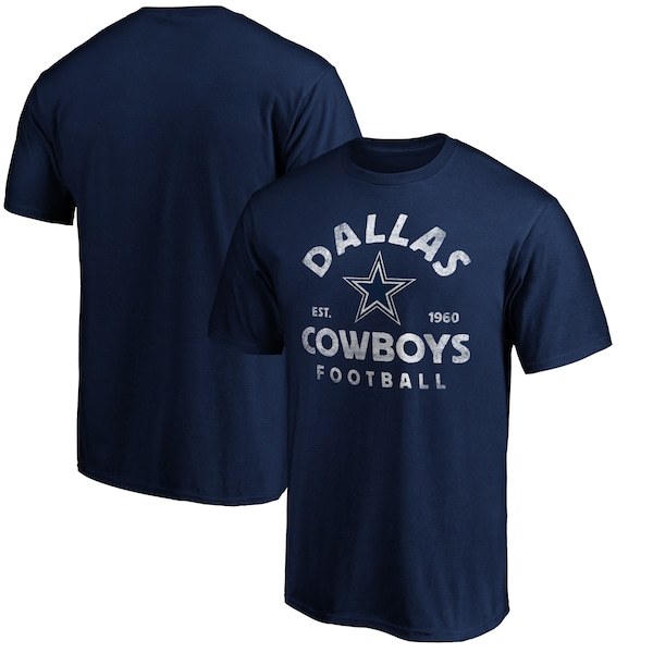 Dallas Cowboys Fanatics Branded Vintage Arch T-Shirt - Navy