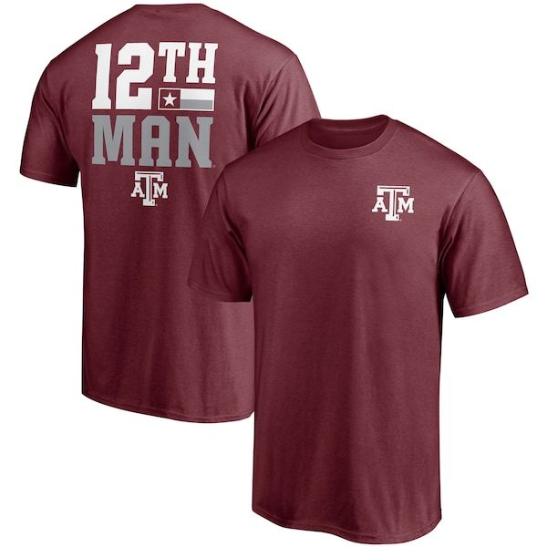 Texas A&M Aggies Fanatics Branded Hometown Collection 2-Hit T-Shirt - Maroon
