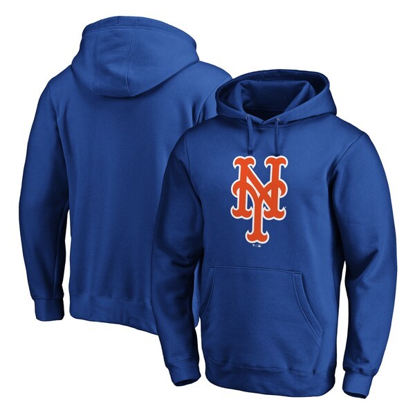 New York Mets Fanatics Branded Official Logo Pullover Hoodie - Royal