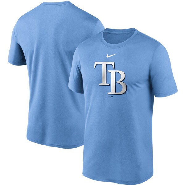 Tampa Bay Rays Nike Team Large Logo Legend Performance T-Shirt - Light Blue