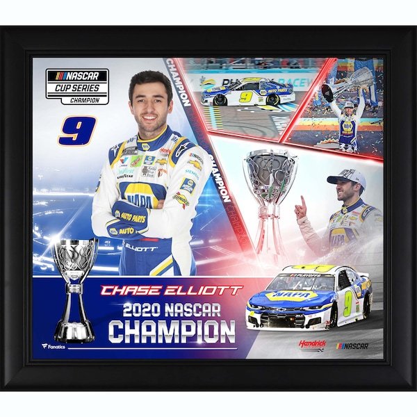 Chase Elliott Fanatics Authentic Framed 15" x 17" 2020 NASCAR Cup Series Champion Collage