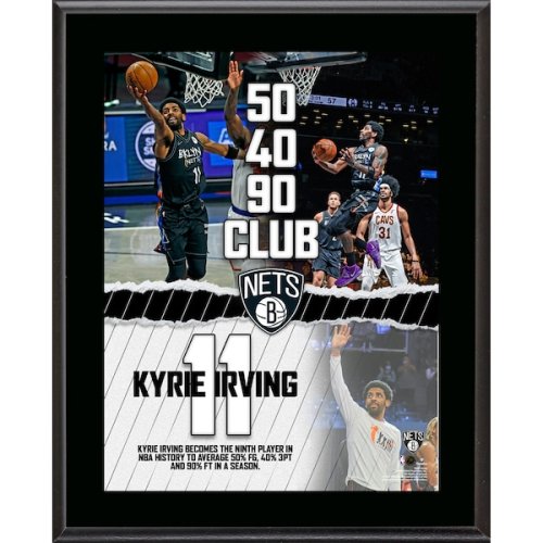 Kyrie Irving Brooklyn Nets Fanatics Authentic 10.5" x 13" Joins 50/40/90 Club as 9th Player in NBA History Plaque