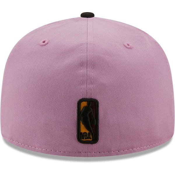 Miami Heat New Era Color Pack 59FIFTY Fitted Hat - Lavender/Black