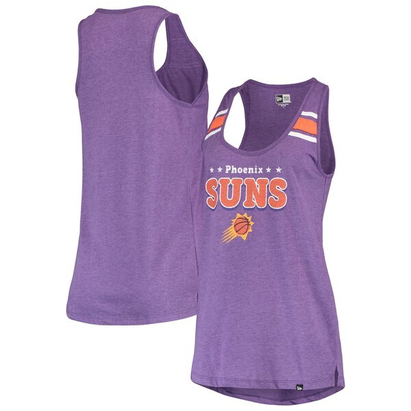 Phoenix Suns New Era Women's Scoop-Neck Racerback Tank Top - Purple
