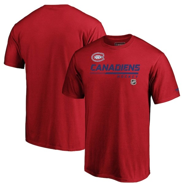 Montreal Canadiens Fanatics Branded Authentic Pro Core Collection Prime T-Shirt - Red