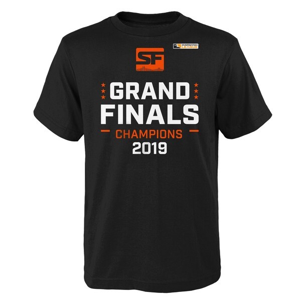 San Francisco Shock Youth 2019 Overwatch League Grand Finals Champions On Stage T-Shirt - Black