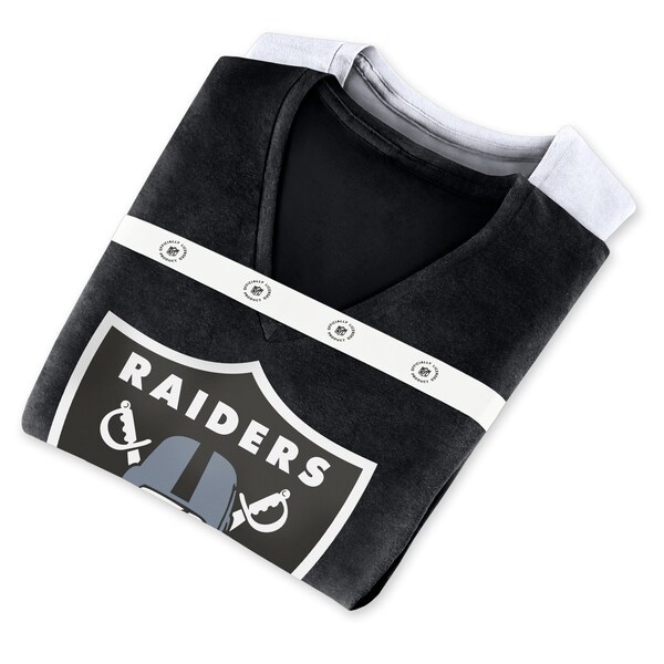 Las Vegas Raiders Fanatics Branded Women's 2-Pack V-Neck T-Shirt Combo Set - Black/White