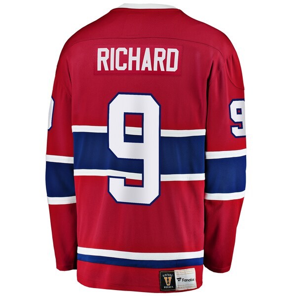 Maurice Richard Montreal Canadiens Fanatics Branded Premier Breakaway Retired Player Jersey - Red