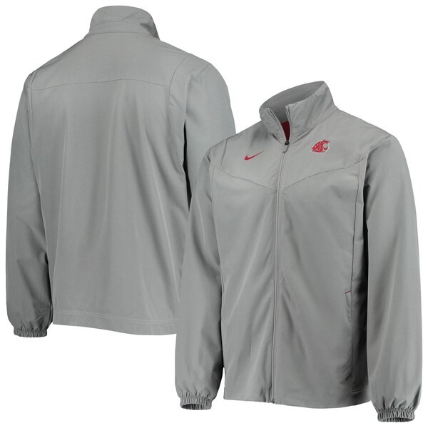 Washington State Cougars Nike 2021 Sideline Full-Zip Jacket - Gray